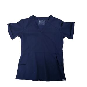 FIGS Womens Cayo Short Sleeve Scrub Top Blue TW2012 Size XS‎ Pullover